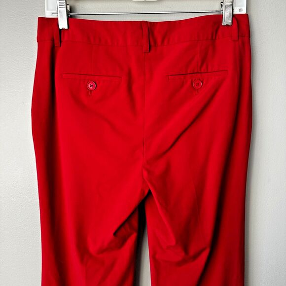 Body By Victoria The Christie Fit Red Dress Pants Womens 4 Tall - Picture 4 of 5